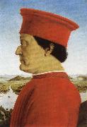 Piero della Francesca Federico di Montefeltro Spain oil painting artist